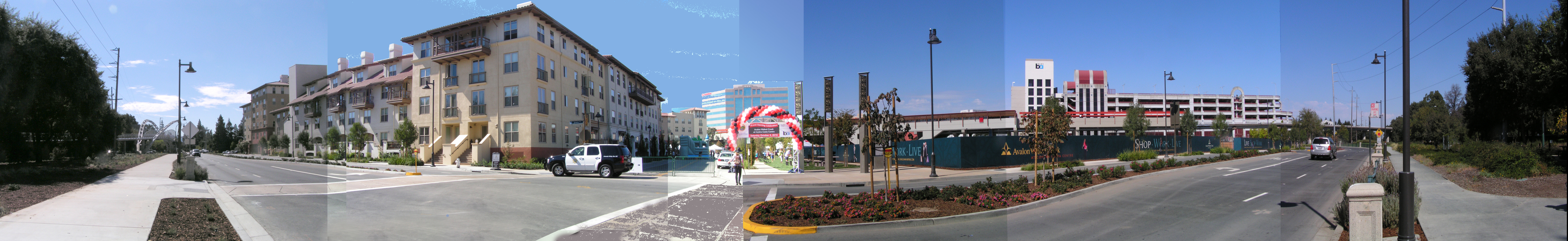 panoramic street